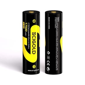 DASNITE 21700 Rechargeable Battery 3.7V Li-ion Cell 5000mAh Large Capacity for Headlamp, Flashlight (2 Pack)