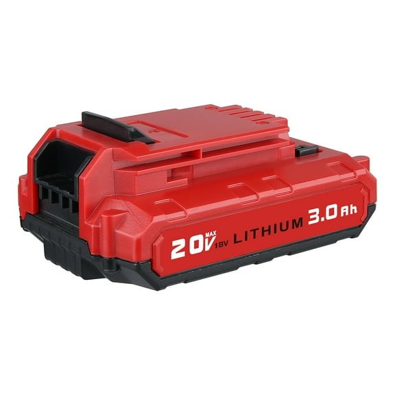DASNITE 3.0Ah 20V MAX Li-ion Replacement Battery Compatible with Porter Cable 20V Cordless Power Tools Battery PCC685L PCC680L PCC682L PCC685LP (Red)
