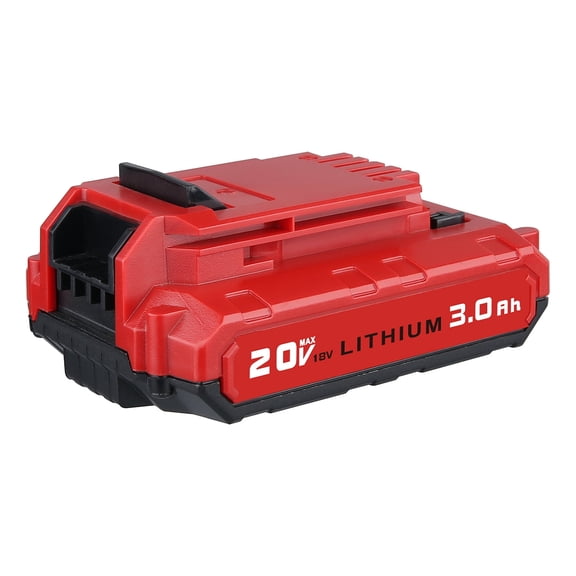 DASNITE 3.0Ah 20V MAX Li-ion Replacement Battery Compatible with Porter Cable 20V Cordless Power Tools Battery PCC685L PCC680L PCC682L PCC685LP (Red)