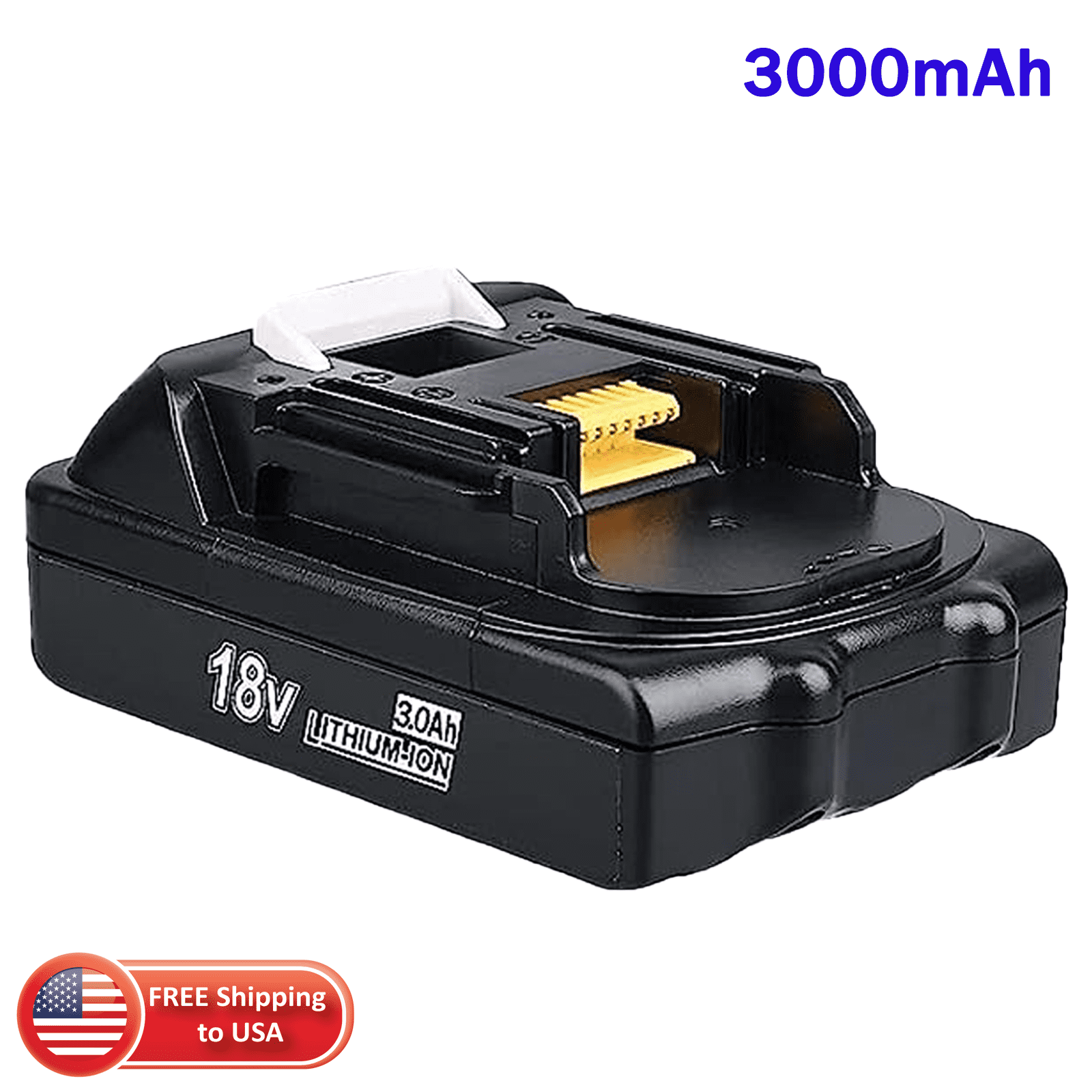 DASNITE for Makita BL1815 Battery 18V 3000mAh Li ion MTL1805 Walmart