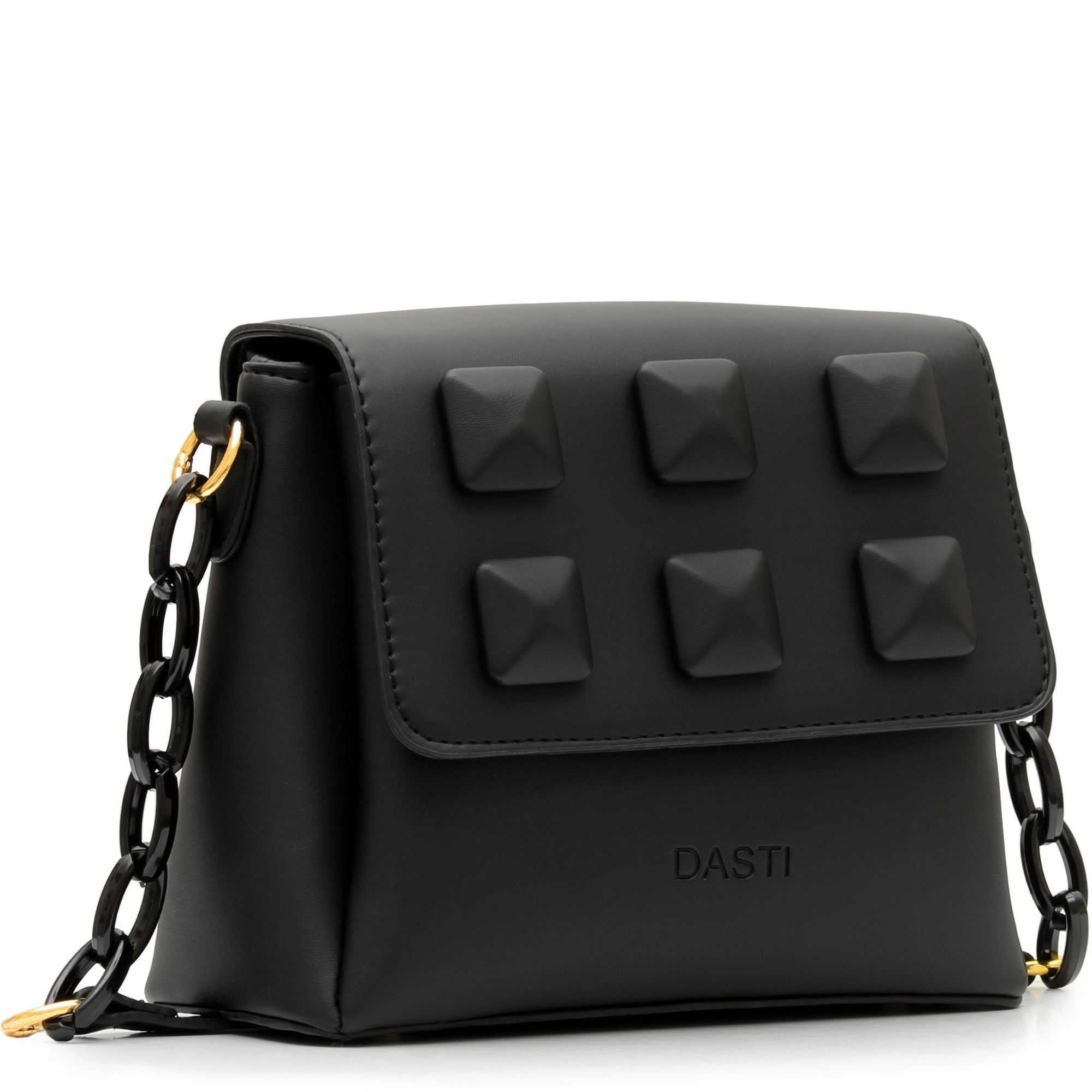 DASTI Female Studded Black Handbags Medium Purses Women Shoulder Work ...