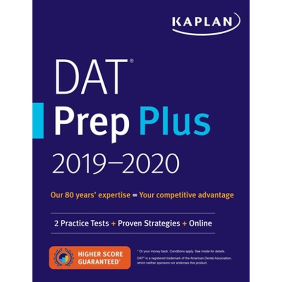 Pre-Owned DAT Prep Plus 2019-2020: 2 Practice Tests + Proven Strategies + Online (Paperback) 1506235255 9781506235257