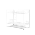 thumbnail image 1 of DAT0WHI Danbury Twin Bunk Bed in powder coating white color, 1 of 4