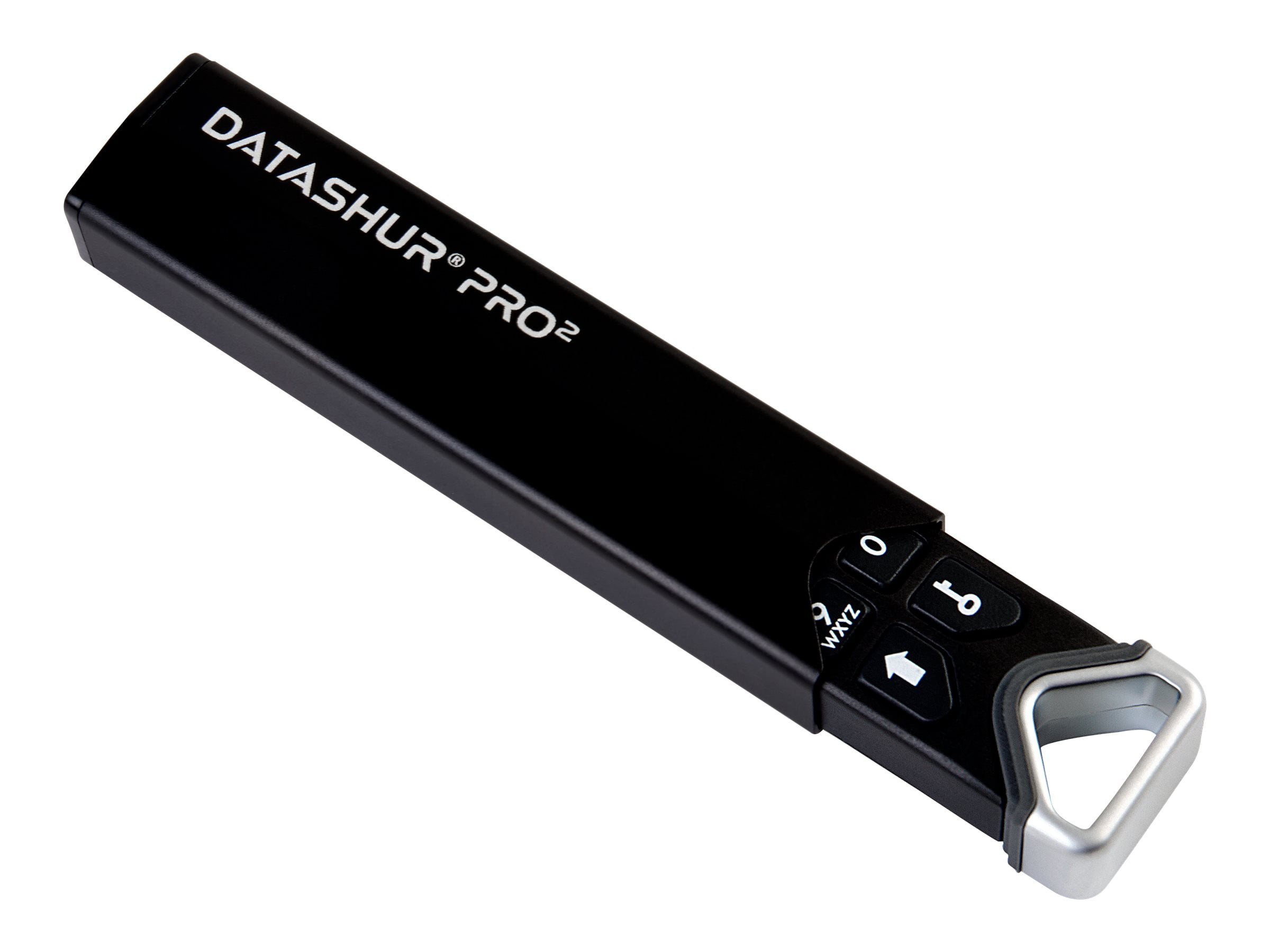 iStorage datAshur PRO2 512 GB | Secure Flash Drive | FIPS 140-2 Level 3 Certified | PIN protected | Dust/Water-Resistant | Incorporated Common Criteria EAL 5+ | TAA Compliant - 512 GB - USB 3.2 (Ge...