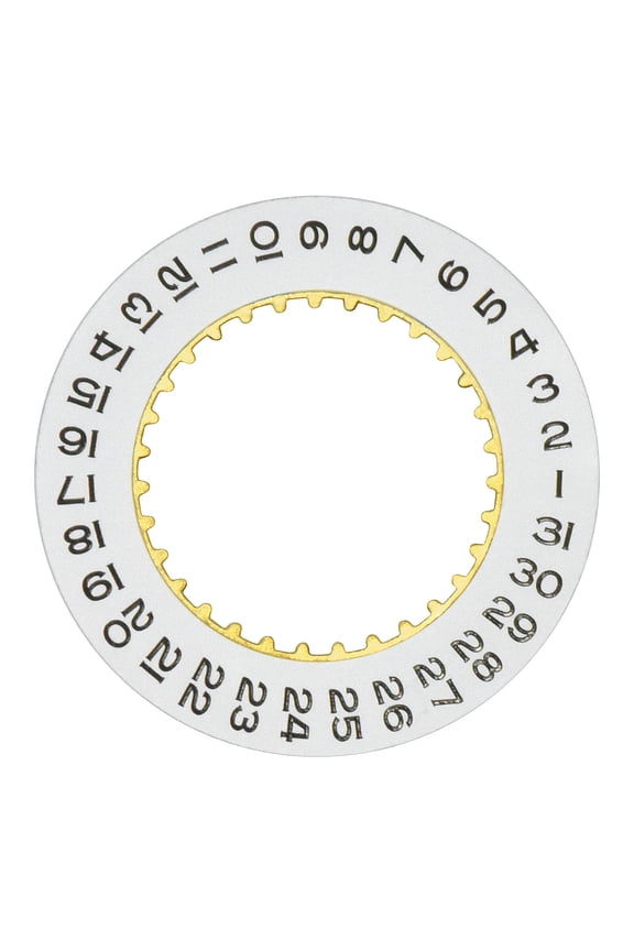 DATE DISC CALENDAR FOR 41MM ROLEX PRESIDENT DAYDATE DATEJUST 3136 3156 3187 WHIT