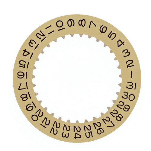 DATE DISC FOR ROLEX GMT I II MASTER EXPLORER II 3175/3185 16570, 16700 CHAMPAGNE