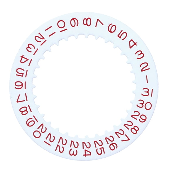 DATE DISC FOR ROLEX TURN-O-GRAPH 3135/3155 16263 16264 116261 116264 WHITE RED