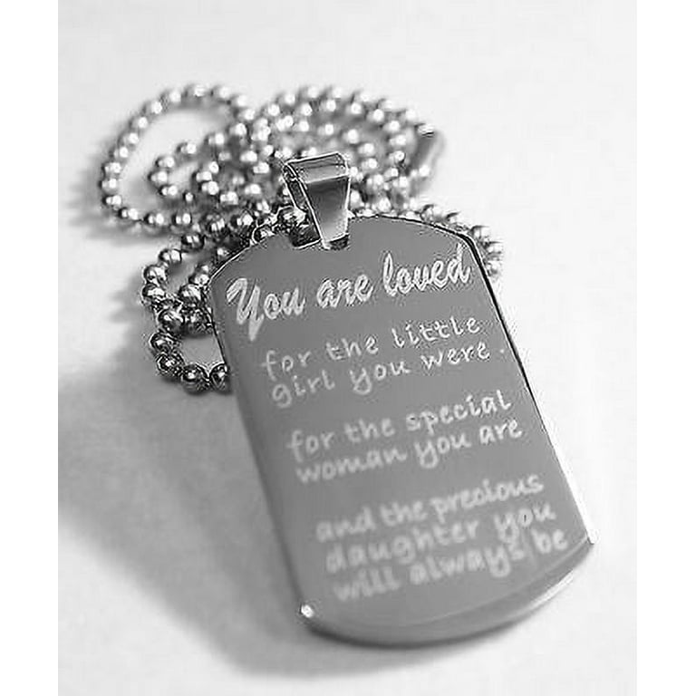 Daddy's girl shop dog tag