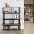 thumbnail image 1 of DAVEE Modern & Contemporary Antique Wood 4-tier Bookcase, 1 of 6