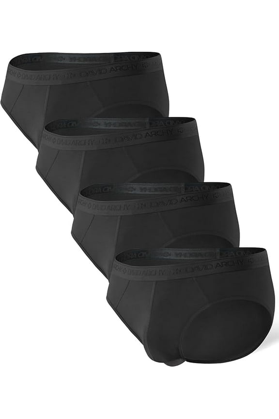 Micro Modal Dual Pouch Briefs for Men 4 Pack