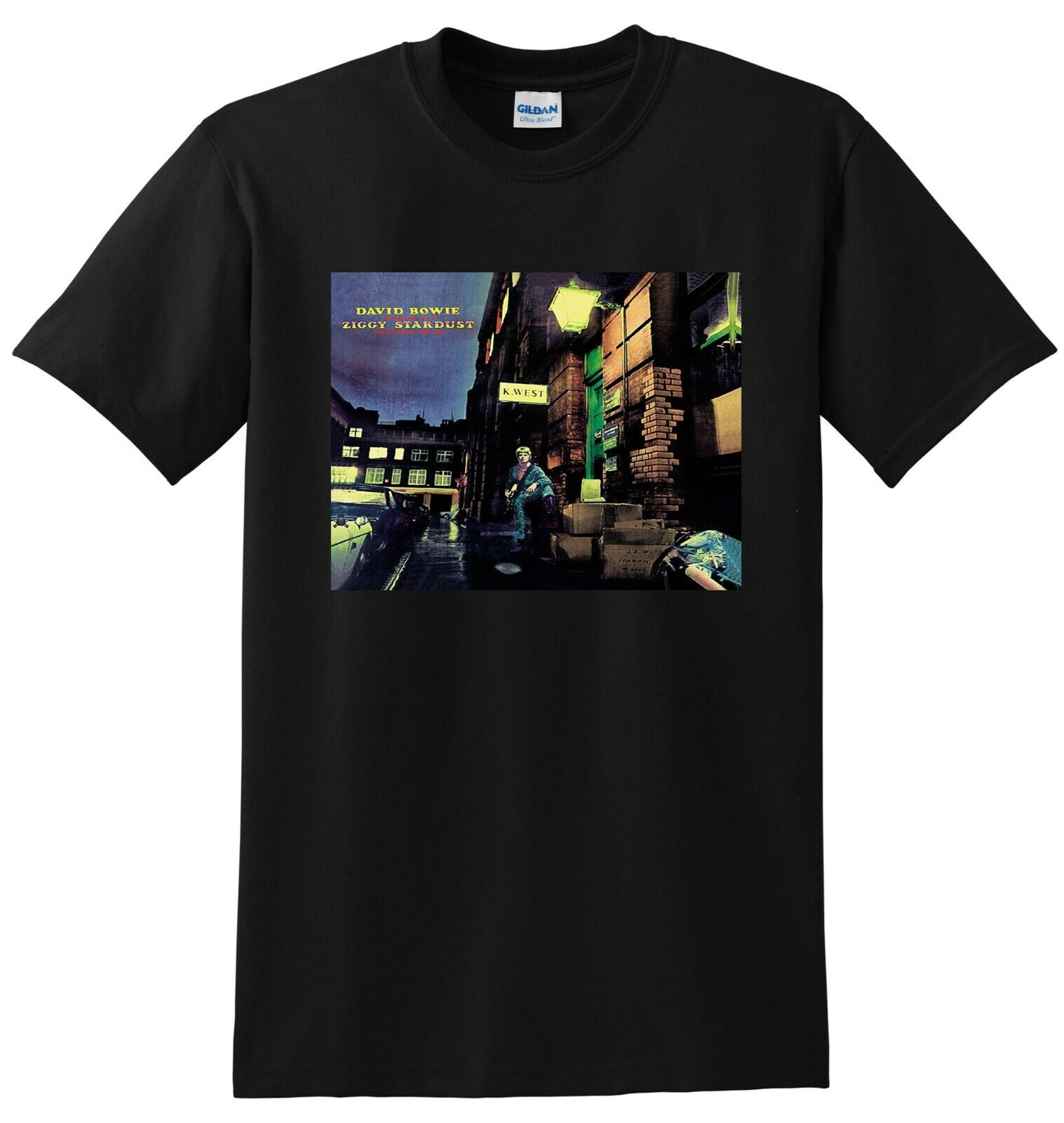 DAVID BOWIE T SHIRT The Rise And Fall Of Ziggy Stardust SMALL MEDIUM