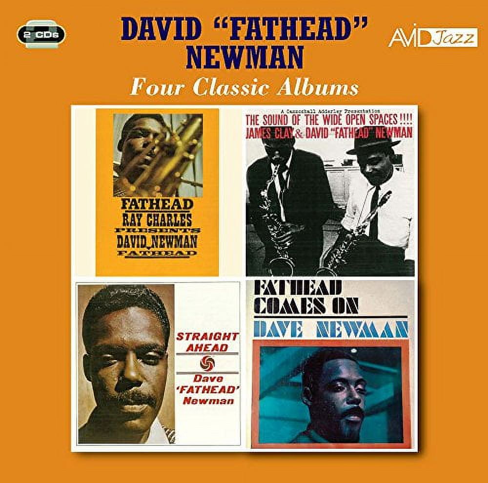 DAVID FATHEAD NEWMAN - Four Classic Albums (Ray Charles Presents David Newman / The Sound Of Wide Open Spaces / Straight Ahead / Fathead Comes On)