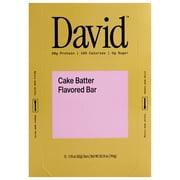 David Cake Batter Flavored Bar 12 - 2.19 oz Bars