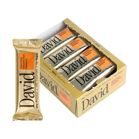David High Protein Bars, Peanut Butter Chocolate Chunk - 28g Protein