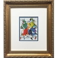thumbnail image 1 of DAVID SCHLUSS "3 Graces" Newly Custom Framed Art Print Israeli Judaica Generic, 1 of 3