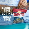 thumbnail image 1 of DAVID Roasted and SCH4&nbsp;Salted Jumbo Sunflower Seeds, Original Flavor, 5.25oz. (Pack of 12), 1 of 3