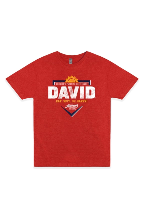 Official DAVID® Sunflower Seeds T-Shirt – Homeplate Logo Tee | Vintage Baseball Snack Shirt