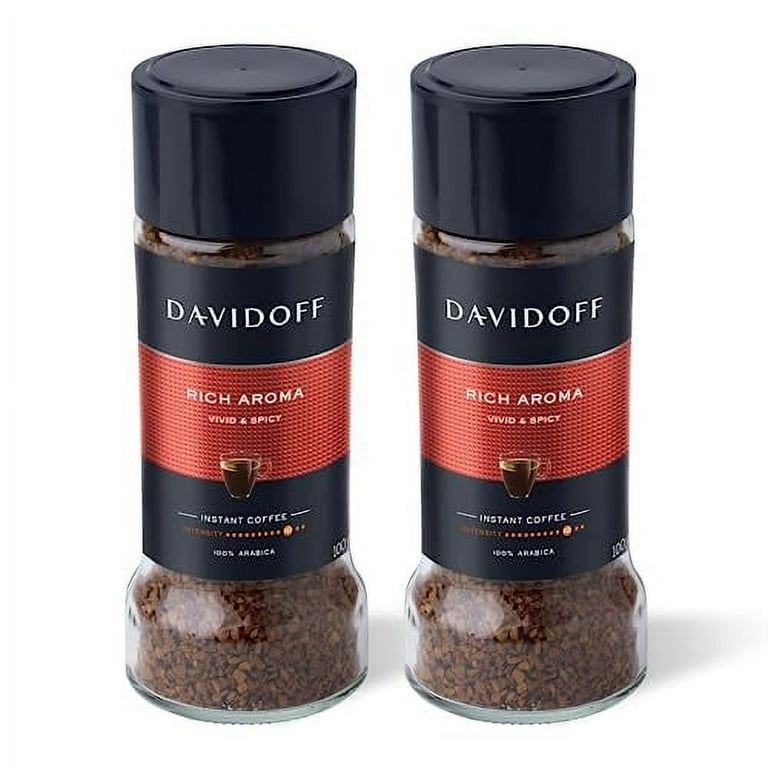 DAVIDOFF Rich Aroma Instant Coffee - Vivid and Spicy - Strong Body