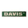 thumbnail image 1 of DAVIS Vintage Plastic Street Sign Childrens Name Room Sign | Indoor/Outdoor |  30" Wide, 1 of 4