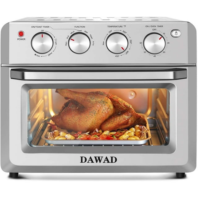 DAWAD Air Fryer Toaster Oven Combo, Countertop Convection Oven with 4