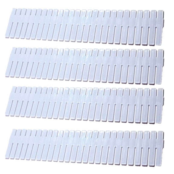 DAWANGGI Clearance Sale Blanket Basket Home Essentials Moving Essentials Space Saving 4-Piece Set Of Zoned Storage Boxes Drawer Organizer Kitchen Cabinet Divider Plastic Divider Partitions Pp