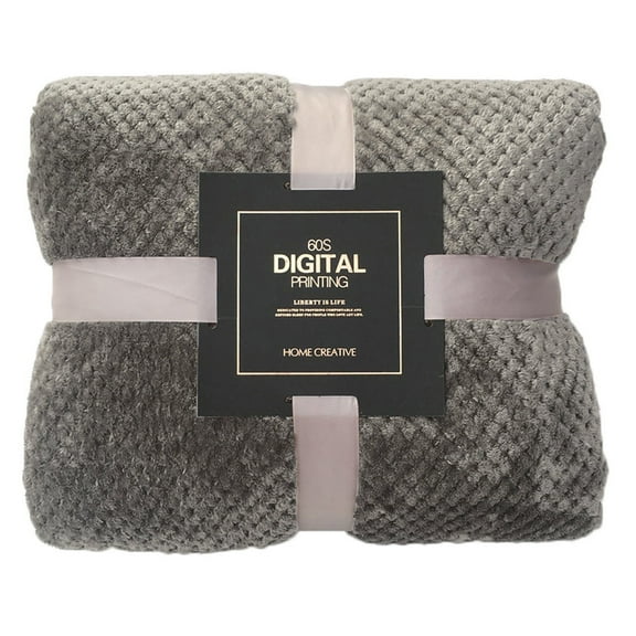 DAWANGGI Warehouse Clearance Bed Blanket, Breathable Thermal Bed Blanket Full Size Coral Fluff Gift Blanket for Women, Men Thick and Warm, A Must-Have for Fall and Winter