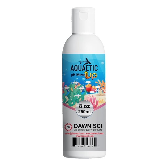 DAWN SCI Aquaetic pH Move-Up Solution for Freshwater Aquarium, 8 OZ Safe for Fish & Plants
