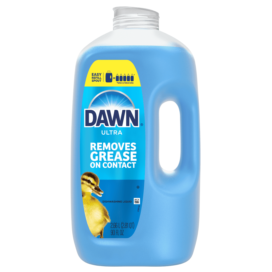 Dawn Ultra Dish Soap Refill Jug, Original, Removes Grease on Contact, 90 oz