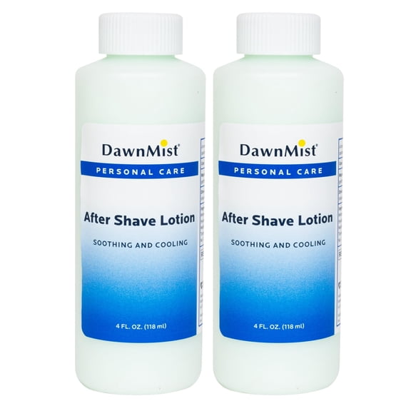 DAWNMIST Dukal After Shave Lotion, 4oz (Pack of 2) – Soothing & Cooling Formula for Post-Shave Relief, Refreshing Aftershave for Men, Calms Irritation & Razor Burn, Light, Non-Greasy Lotion