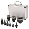 thumbnail image 1 of DAWOT 9-Piece Diamond Hole Saw Kit (6/8/10/13/19/35/45/65mm+Hex) for Glass Marble Granite Stone Porcelain Tile Ceramic Brick, 1 of 10