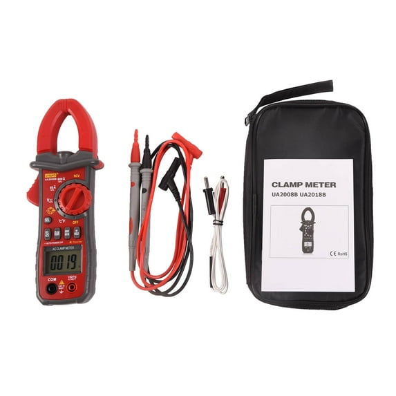 DAWOT Digital Clamp Meter TRMS 6000 Counts, UA2008B Clamp Multimeter AC/DC Voltage Clamp Meter 600A Current Meter Auto-ranging Measures