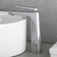 thumbnail image 1 of DAX Brass Single Handle Vessel Bathroom Basin Faucet, Chrome, 1 of 4