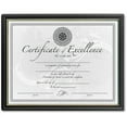 thumbnail image 1 of DAX Burnes 8.5x11 Black and Gold Document Frame, 1 of 3