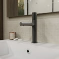 thumbnail image 1 of DAX Capri Single Handle Brass Bathroom Faucet, Matte Black, 1 of 6