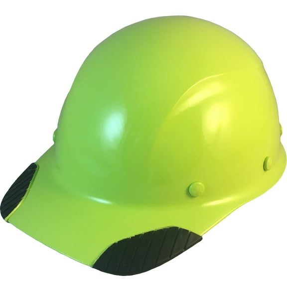 DAX Fiberglass Composite Hard Hat - Cap Style Hi Viz Lime