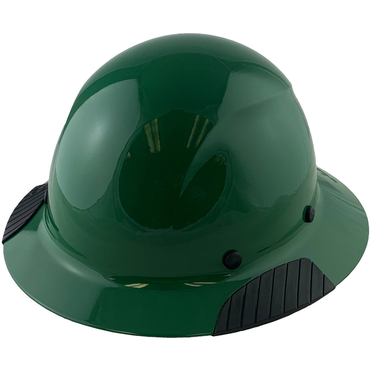 DAX Fiberglass Composite Hard Hat - Full Brim Factory Green with Tote