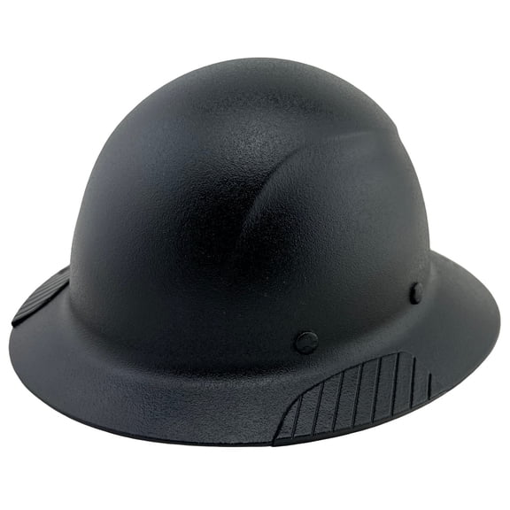 DAX Fiberglass Composite Hard Hat - Full Brim Textured Black