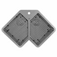 thumbnail image 1 of DAX Handmade Corner Double Bowl Top Mount Kitchen Sink 32.75"x22.75" – Stainless Steel – Space-Saving Design, Durable & Easy to Clean – Modern Kitchen Upgrade, 1 of 7