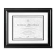 DAX High Gloss Frame, 8 1/2 x 11; 11 x 14, Black Frame