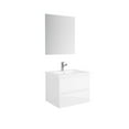 thumbnail image 1 of DAX INTERNATIONAL Pasadena Single Vanity Cabinet 28 Inches White w/ Glossy Toscana Basin, 1 of 3