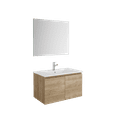 thumbnail image 1 of DAX Malibu Engineered Wood Single Vanity Cabinet, 32", Oak, 1 of 1