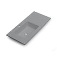 thumbnail image 1 of DAX Mara Solid Surface Basin with Left Single Bowl, 40", Matte Mist, 1 of 1