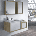 thumbnail image 1 of DAX Modena Vanity Cabinet with Toscana Basin, 80", Oak, 1 of 1