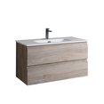 thumbnail image 1 of DAX Pasadena Engineered Wood Single Vanity Cabinet, 36", Pine, 1 of 1