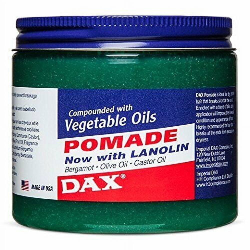 DAX Pomade Now with Lanolin & Vegetable Oil Breakage Dry Hair Moisturizer 14 oz