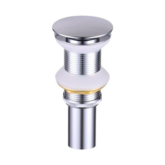 DAX Round Vanity Sink Pop up Drain without Overflow