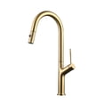 thumbnail image 1 of DAX Single Handle Pull Out Kitchen Faucet, Gold, 1 of 2