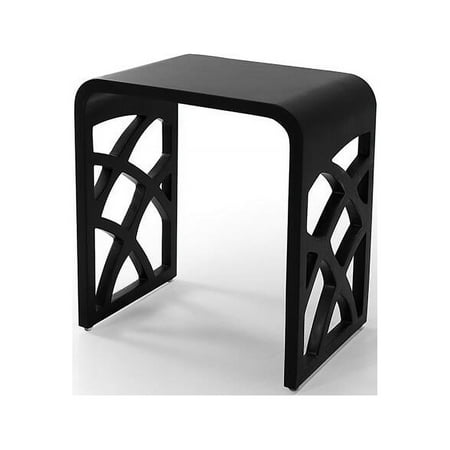 DAX Solid Surface Bath Stool - 16-3/4 x 16-3/4 x 9-1/16 inches