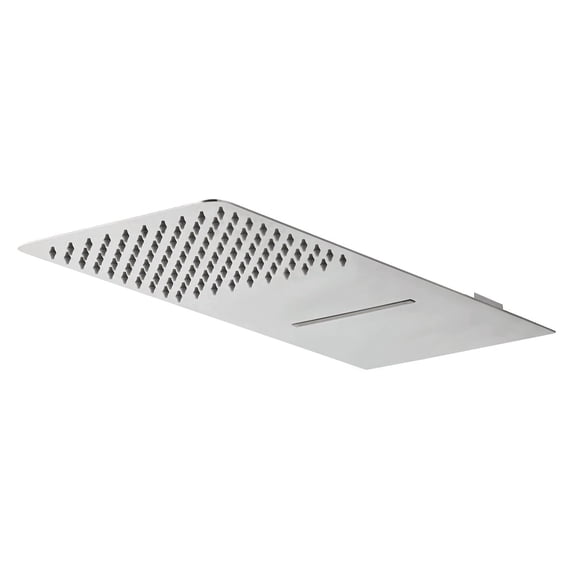 DAX Stainless Steel Shower with 2 Functions (Rain Shower and Waterfall), Chrome