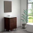thumbnail image 1 of DAX Sunset Vanity 24 In Glossy Wenge w/ Onix Basin, 1 of 3